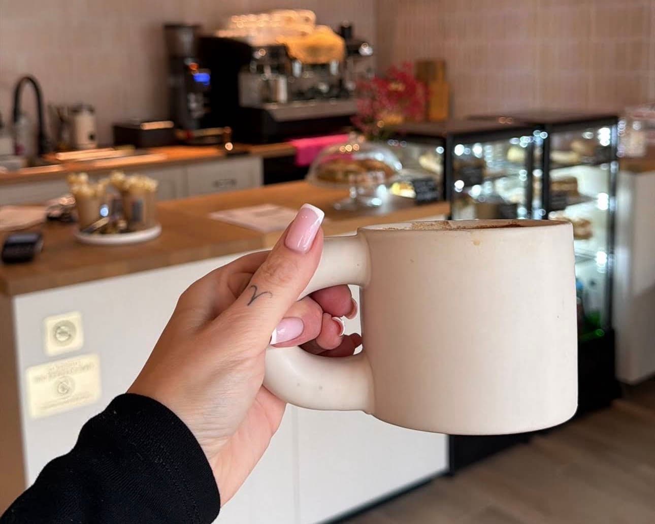 Morning coffee at Margot